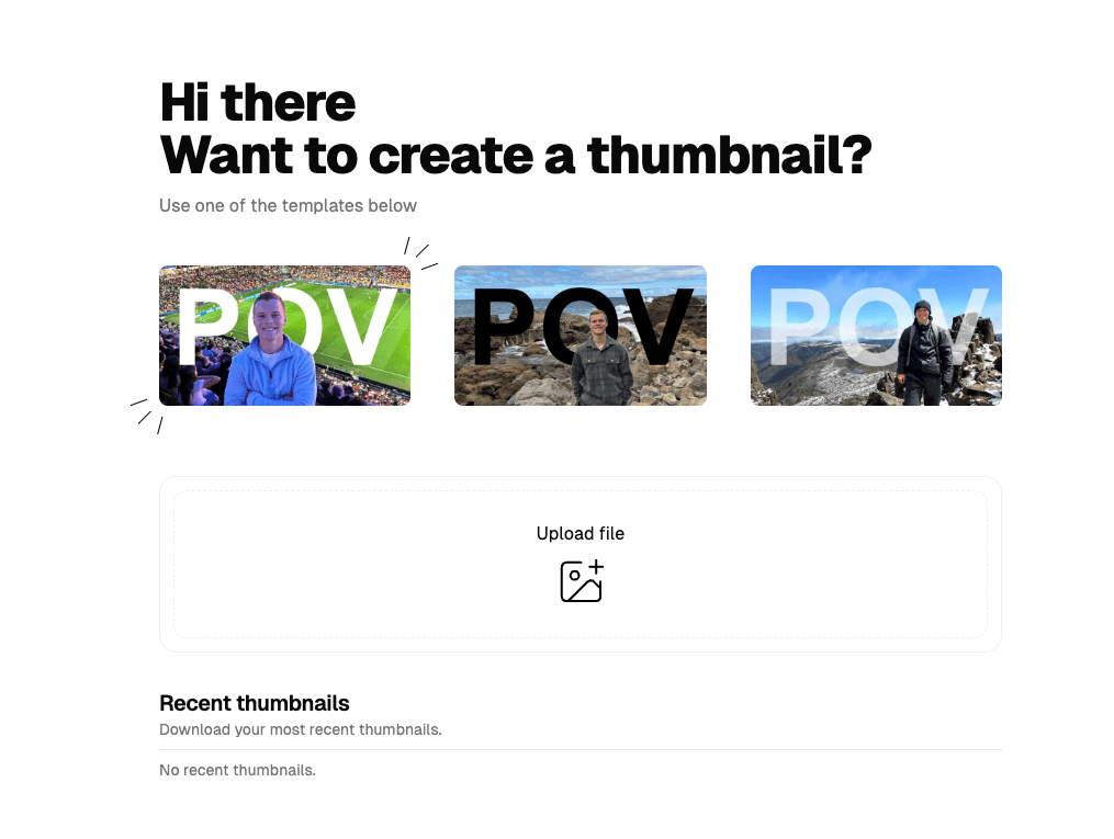 AI Thumbnail Generator