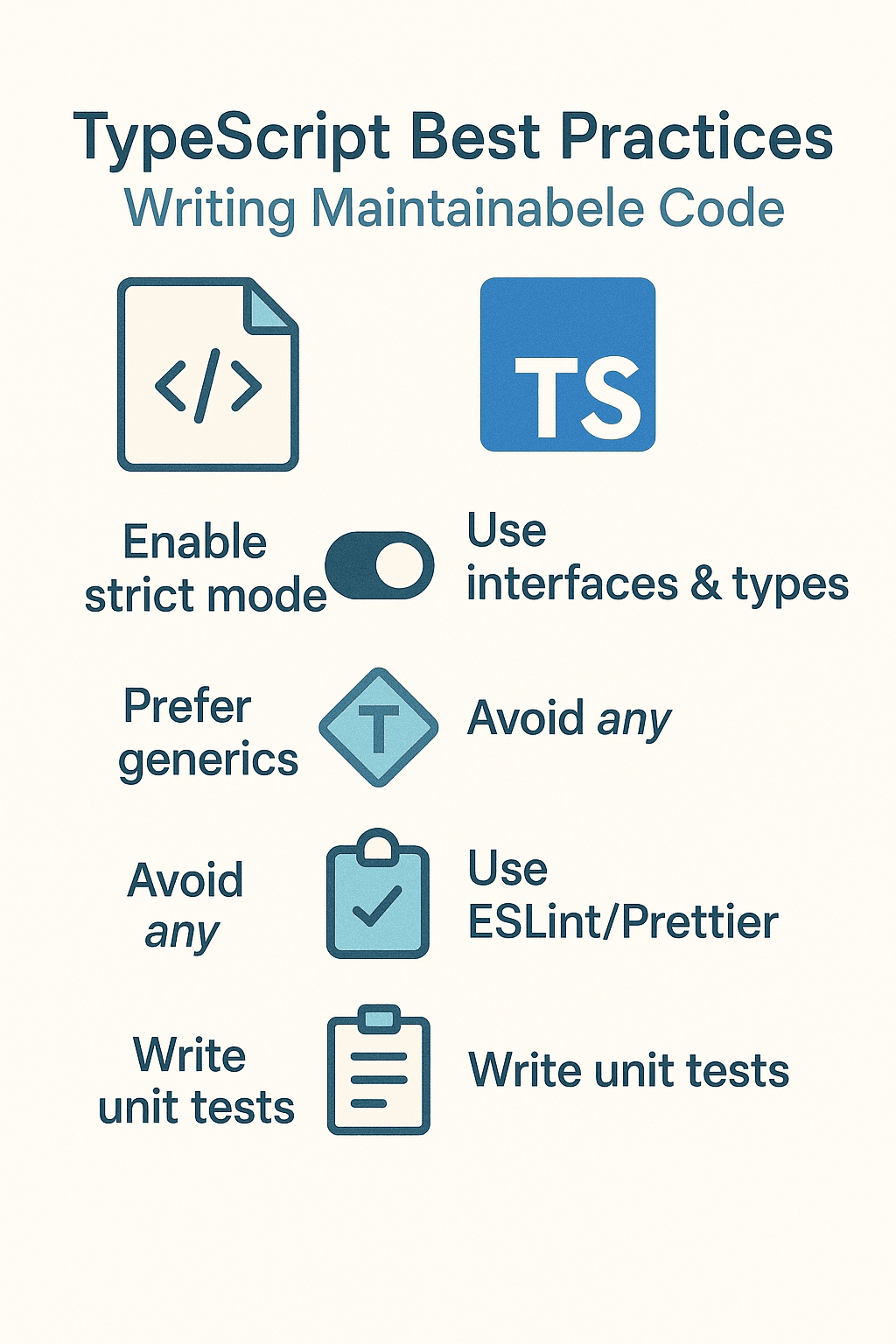TypeScript Best Practices: Writing Maintainable Code